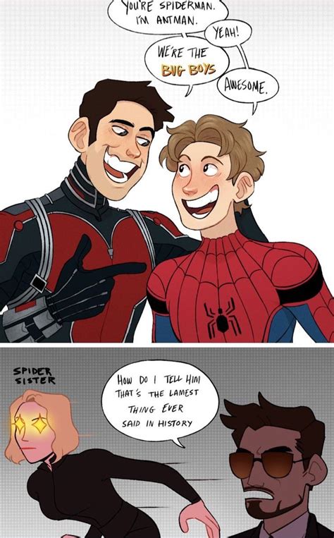 They can bond over their love of Kryptonians. . Spiderman meets the avengers fanfiction